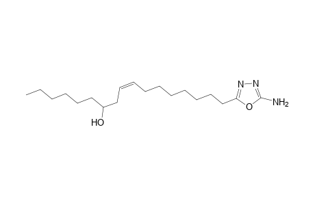 (Z)-5-(11'-Hydroxy-octadec-8'-enoyl)-2-amino-1,3,4-oxadiazoles