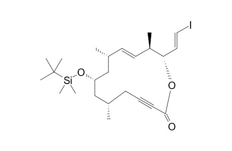 6S,8S,10S,13R,14R,E)-8-((tert-Butyldimethylsilyl)oxy)-14-((E)-2-iodovinyl)-6,10,13-trimethyloxacyclotetradec-11-en-3-yn-2-one