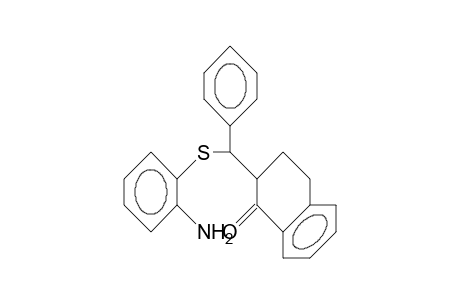 2-(A-[2-Amino-phenylthio]-benzyl)-1-tetralone