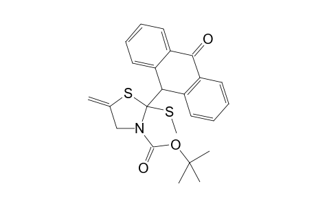 t-Butyl 5-methylene-2-methylthio-2-(10'-oxo-9',10'-dihydroanthracen-9'-yl)thiazolidine-3-carboxylate