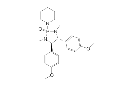 (+)-(4-R,5-R)-1,3-DIMETHYL-4,5-BIS-(4-METHOXYPHENYL)-2-PIPERIDINO-2H-1,3,2-DIAZAPHOSPHOLIDINE-2-OXIDE