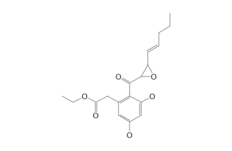 CYTOSPORONE_I;3,5-DIHYDROXY-2-(2',3'-EPOXY-1-OXOOCTA-4'-E-ENYL)-BENZENEACETIC_ACID_ETHYLESTER