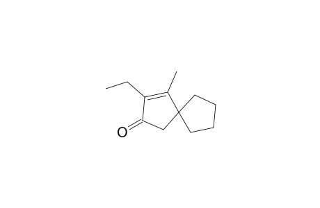 Spiro[4.4]non-3-en-2-one, 3-ethyl-4-methyl-