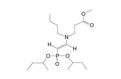 DI-SEC-BUTYL (E)-2-[N-BUTYL-N-(2-METHOXYCARBONYLETHYL)AMINO]VINYLPHOSPHONATE