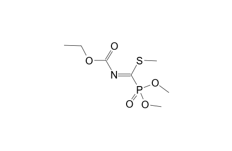 N-(Ethoxycarbonyl)-O,O-dimethylphosphonothioimidic acid methyl ester