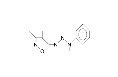 1-(3,4-Dimethyl-5-isoxazolyl)-3-methyl-3-phenyl-triazene