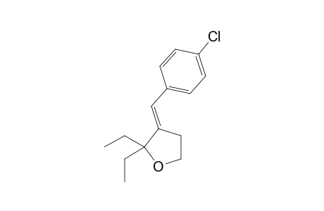 (E)-3-(4-Chlorophenylmethylene)-2,2-diethyltetrahydrofuran