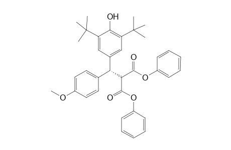 diphenyl (R)-2-((3,5-di-tert-butyl-4-hydroxyphenyl)(4-methoxyphenyl)methyl)malonate