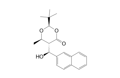 (1'S,2R,5R,6R)-5-[1'-(Naphth-2"-yl)methyl-1'-hydroxy]-2-(t-butyl)-6-methyl-1,3-dioxan-4-one