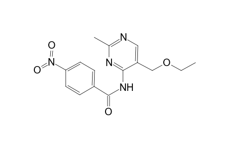 Benzamide, 4-nitro-N-(5-ethoxymethyl-2-methylpyrimid-4-yl)-