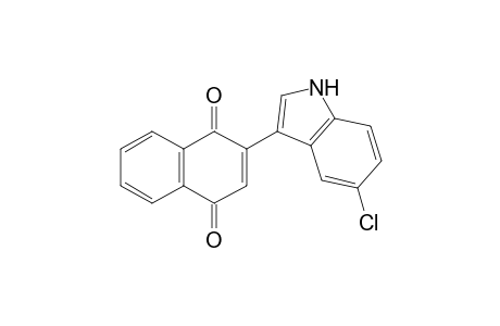 2-(5'-Chloro-3'-indolyl)-1,4-naphthoquinone