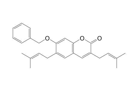 7-Benzyloxy-3,6-bis(3-methylbut-2-enyl)coumarin