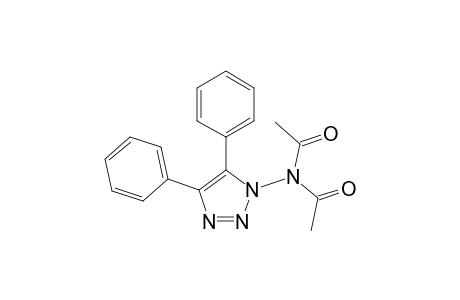 N-(4,5-diphenyl-1,2,3-triazol-1-yl)-N-ethanoyl-ethanamide