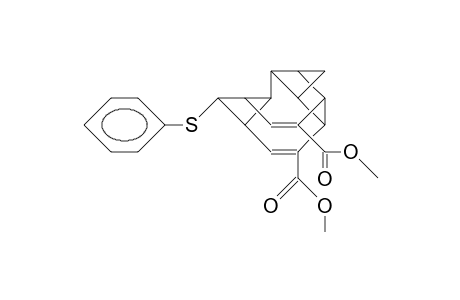 Dimethyl 1,2,3,3a,6,7,8,10a-octahydro-7-phenylthio-1,3-6,8-ethanediylidene-cyclopentacyclononene-4,10-dicarboxylate