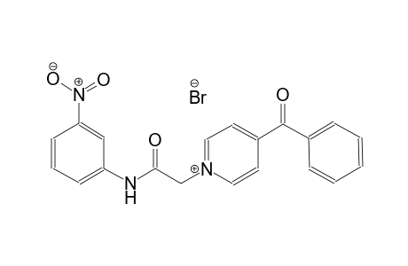 4-benzoyl-1-[2-(3-nitroanilino)-2-oxoethyl]pyridinium bromide