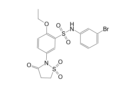 benzenesulfonamide, N-(3-bromophenyl)-5-(1,1-dioxido-3-oxo-2-isothiazolidinyl)-2-ethoxy-