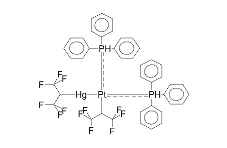 CIS-BIS(TRIPHENYLPHOSPHINE)(1,1,1,3,3,3-HEXAFLUOROPROP-2-YL)(1,1,1,3,3,3-HEXAFLUOROPROP-2-YLMERCURY)PLATINA