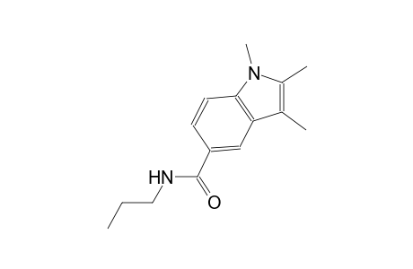 1,2,3-trimethyl-N-propyl-1H-indole-5-carboxamide