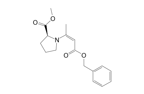 (S,Z)-Methyl 1-(4-(benzyloxy)-4-oxobut-2-en-2-yl)pyrrolidine-2-carboxylate