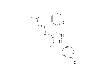 3,4-Bis[3-(N,N-dimethylamino)acryloyl]-1-(p-chlorophenyl)-5-methyl-1H-pyrazole