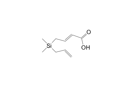 4-(allyldimethylsilyl)-but-2-enoic acid