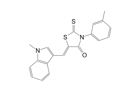 (5Z)-5-[(1-methyl-1H-indol-3-yl)methylene]-3-(3-methylphenyl)-2-thioxo-1,3-thiazolidin-4-one