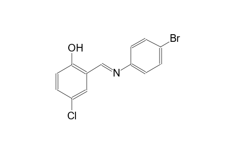 phenol, 2-[(E)-[(4-bromophenyl)imino]methyl]-4-chloro-
