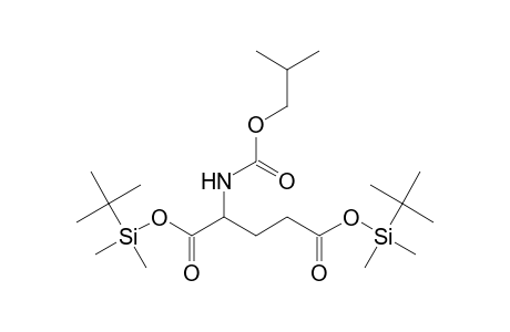 bis[(t-butyl)dimethylsilyl] N-isobutyloxycarbonyl-2-aminopentanedioate