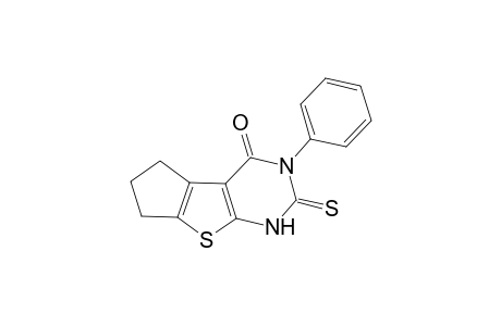 3-Phenyl-2-thioxo-2,3,6,7-tetrahydro-1H-cyclopenta[4,5]thieno[2,3-d]pyrimidin-4-one