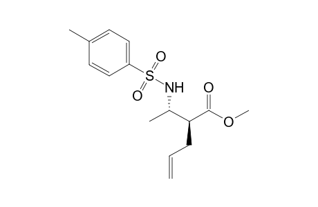 N-Tosyl-2(S)-vinyl-L-.beta.-homoalanine methyl ester
