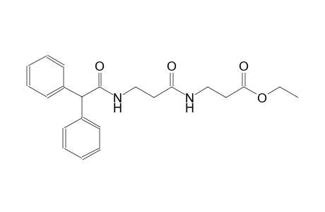 ethyl 3-({3-[(diphenylacetyl)amino]propanoyl}amino)propanoate