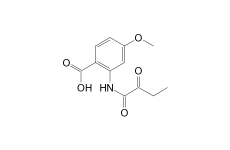 4-Methoxy-2-[(2-oxobutanoyl)amino]benzoic acid
