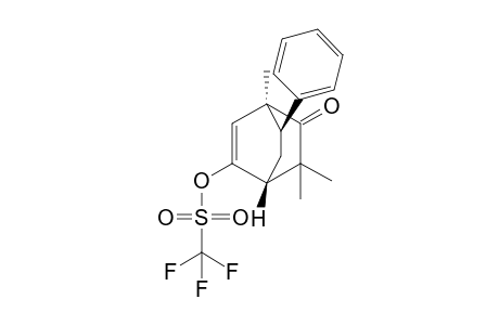 (1S*,4R*,7R*)-1,3,3-Trimethyl-5-trifluoromethanesulfonyloxy-7-phenylbicyclo[2.2.2]oct-5-en-2-one
