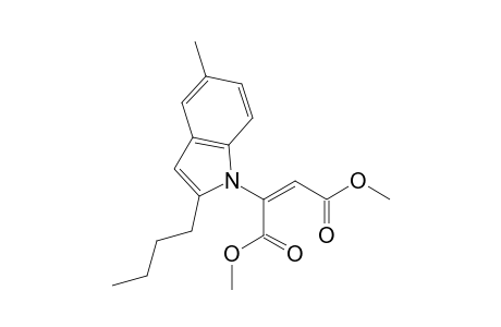 Methyl 3-(2-butyl-5-methylindol-1-yl)-3-(methoxycarbonyl)prop-2-enoate
