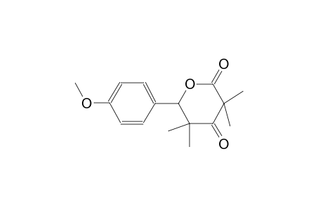 6-(4-Methoxyphenyl)-3,3,5,5-tetramethyldihydro-2H-pyran-2,4(3H)-dione