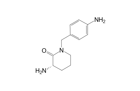 (S) N-(p-Aminobenzyl)-3-aminopiperidin-2-one