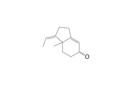 5H-Inden-5-one, 1-ethylidene-1,2,3,6,7,7a-hexahydro-7a-methyl-, (Z)-