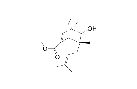 Methyl 1,5-dimethyl-6-hydroxy-5-endo-(3-methylbut-2-enyl)bicyclo[2.2.2]oct-2-ene-3-carboxylate