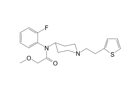 N-2-Fluorophenyl-2-methoxy-N-(1-[2-(thiophen-2-yl)ethyl]piperidin-4-yl)acetamide