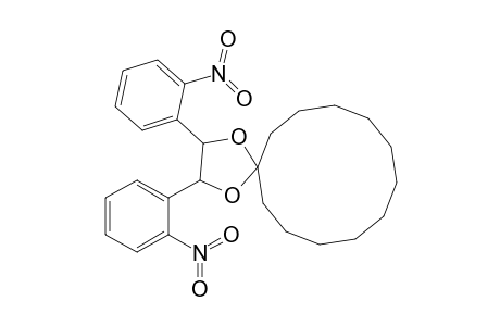 2,3-Bis(2-nitrophenyl)[1,4]dioxa-spiro-[4,11]hexadecane