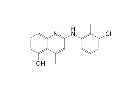 5-quinolinol, 2-[(3-chloro-2-methylphenyl)amino]-4-methyl-