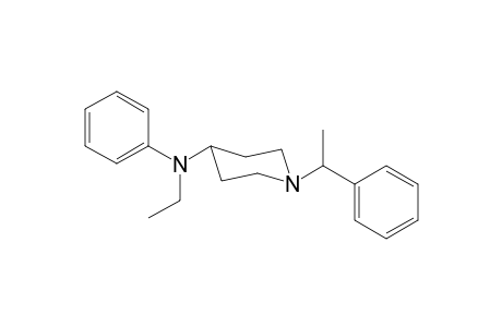 N-Ethyl-N-phenyl-1-(1-phenylethyl)piperidin-4-amine