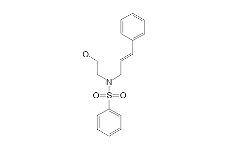 2-(N-PHENYLSULFONYL-N-CINNAMYLAMINO)-ETHANOL