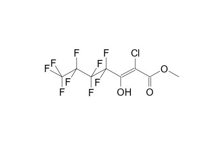 2-CHLORO-4,4,5,5,6,6,7,7,7-NONAFLUORO-3-OXOHEPTANOIC ACID, METHYLESTER (ENOL)