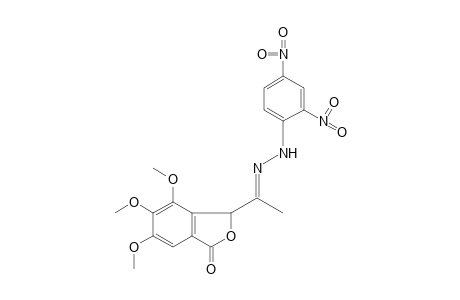 3-ACETYL-4,5,6-TRIMETHOXYPHTHALIDE, 3-[(2,4-DINITROPHENYL)HYDRAZONE]