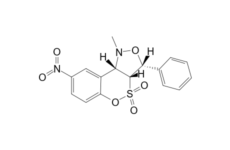 (3R,3aR,9bS)-1-Methyl-8-nitro-3-phenyl-1,3,3a,9b-tetrahydro-2,5-dioxa-4-thia-1-aza-cyclopenta[a]naphthalene 4,4-dioxide