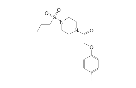 piperazine, 1-[(4-methylphenoxy)acetyl]-4-(propylsulfonyl)-