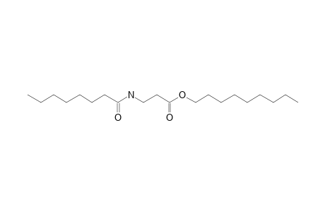 .beta.-Alanine, N-capryloyl-, nonyl ester