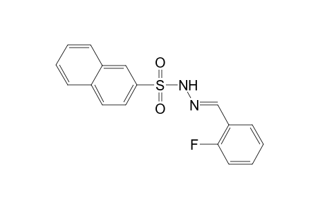 N'-[(2-fluorophenyl)methylidene]-2-naphthalenesulfonohydrazide