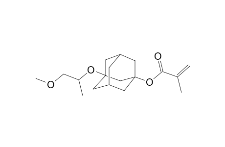 3-(2-methoxy)-1-methylethoxy-1-adamantyl methacrylate